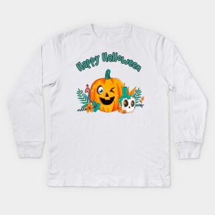 Happy Halloween Day Kids Long Sleeve T-Shirt
